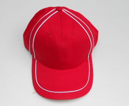 cap rood-wit 089